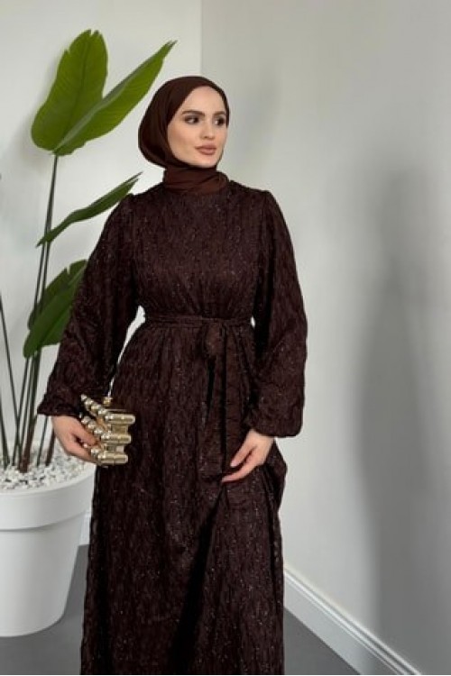 %100 Pamuklu Kapüşonlu Sweat Elbise