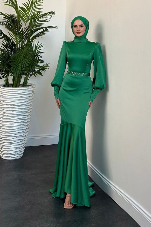 Nellie Kemeri Taşlı Balık Abiye Benetton