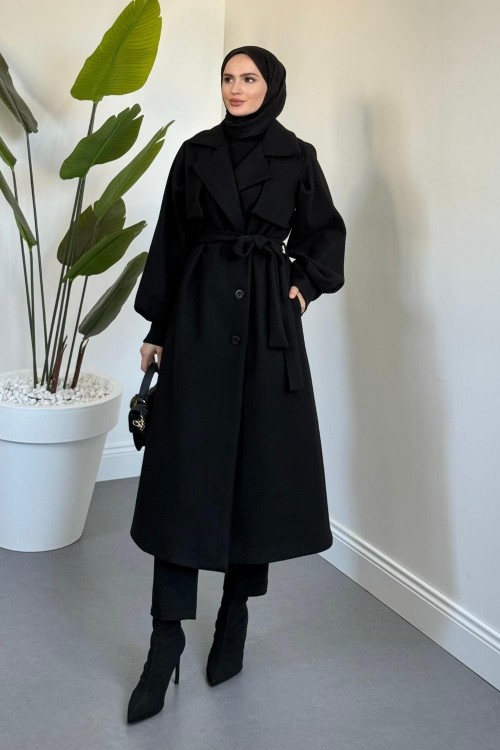 Areson Cepkenli  Astarlı Kaban Siyah