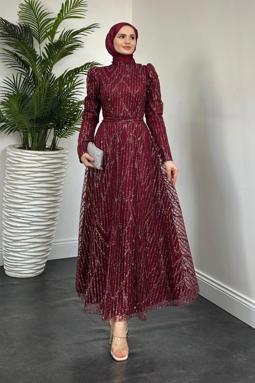 Brendon Simli Abiye Bordo