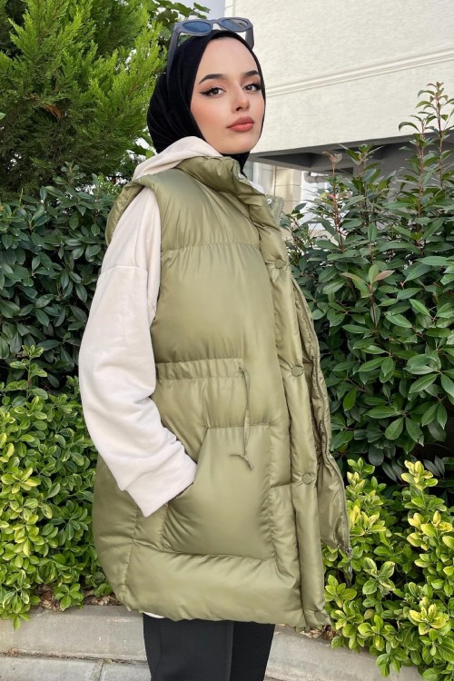 Cepli Şişme Yelek Haki