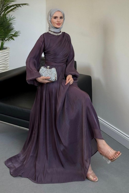 Cyrus Boynu Taşlı Mürdüm