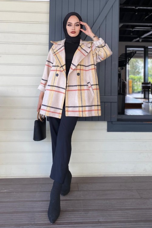 Düz Kaşe Kaban SütlüKahve