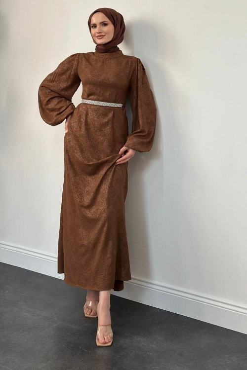 Hannah Beli Taşlı Abiye Taba