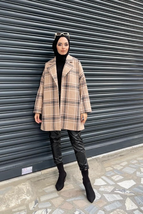 İnce Ekose Kap SütlüKahve