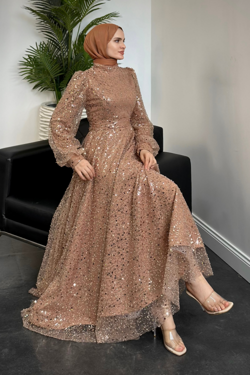 Joel Boncuk İşleme Abiye Soğan Kabuğu