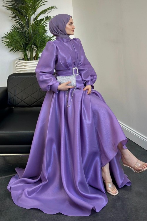 Kleopatra Tafta  Abiye Lila