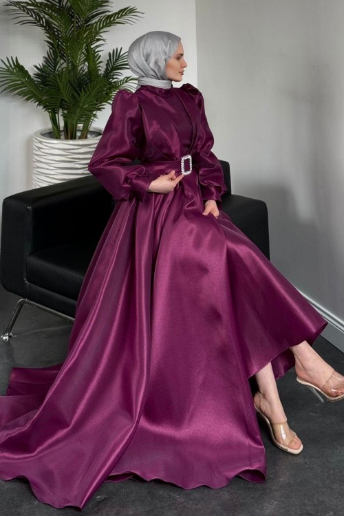 Kleopatra Tafta  Abiye Mor