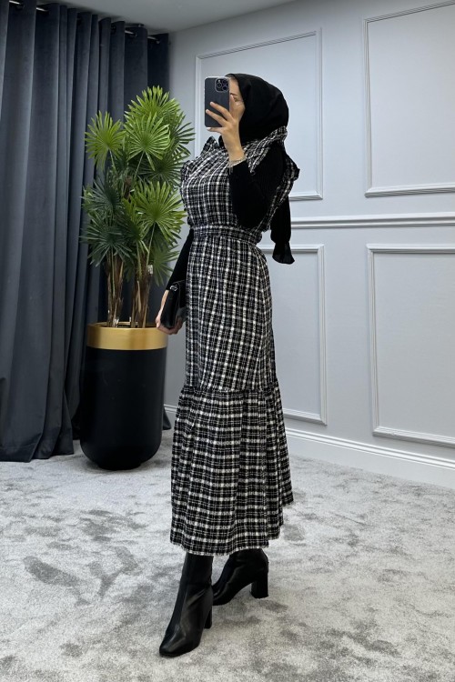 Kolu Fırfırlı Jile Füme