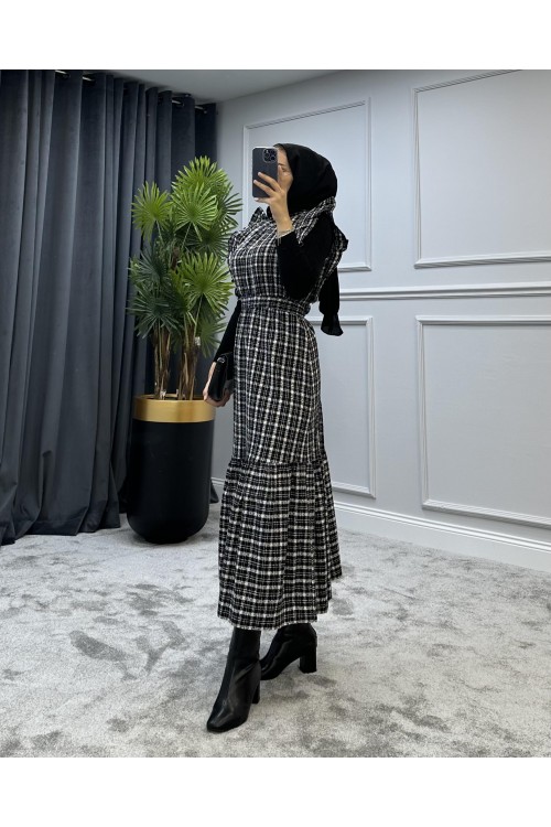 Kolu Fırfırlı Jile Füme