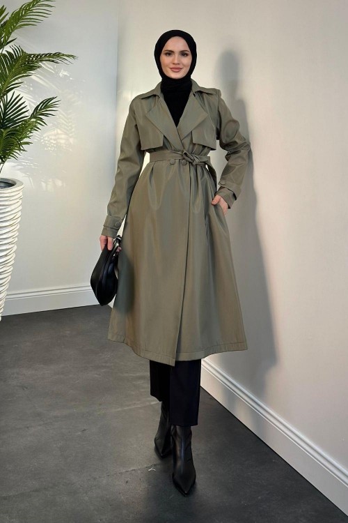 Laris Cepken Trençkot Haki