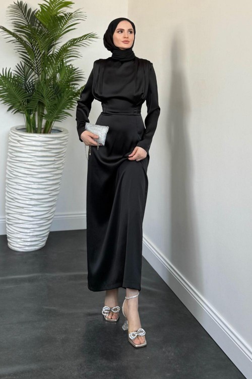 Lavia Kalem Elbise Siyah