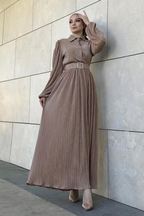 Lena Piliseli Elbise Vizon