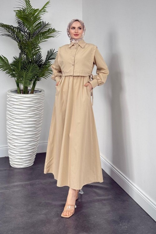 Liliana Terikotan Elbise Taş