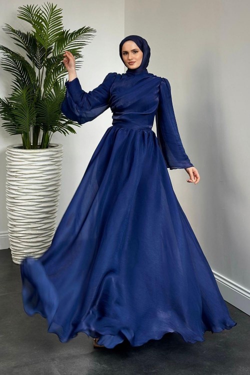 Margaret Drape Janjan Abiye Lacivert