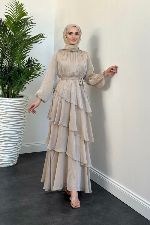 Marissa Kat Kat Elbise Krem