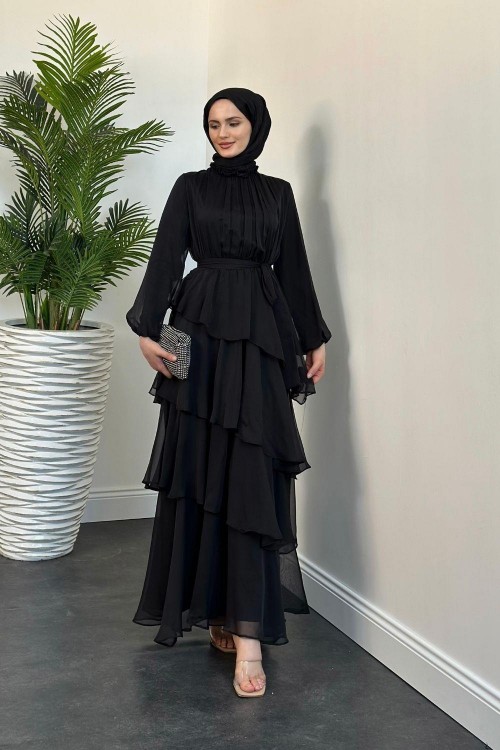 Marissa Kat Kat Elbise Siyah