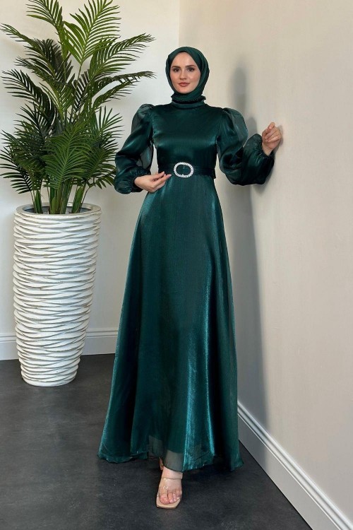 Moi Janjan Balon Kol Abiye Zümrüt