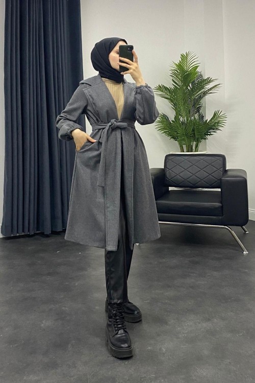 Noris Kolları Lastikli Kaban Füme