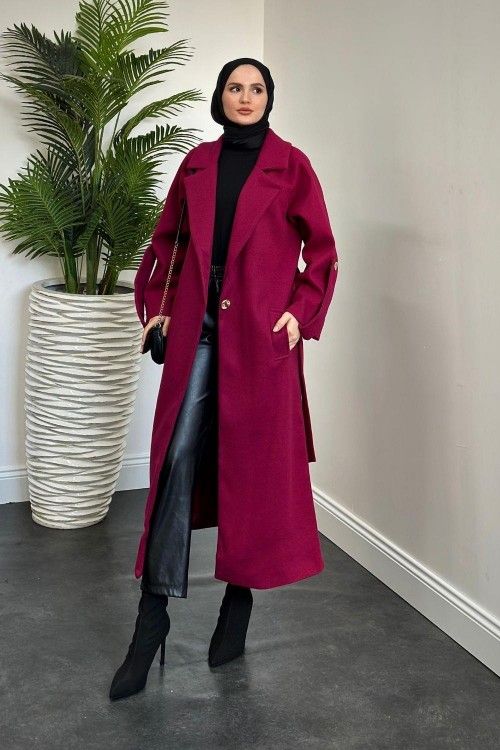 Prianca Astarlı Kuşaklı Kaban Fuşya