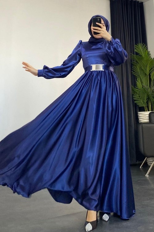 Rita Ayna Kemer Abiye Lacivert