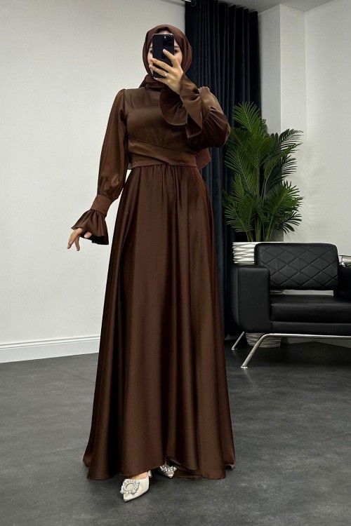 Rosy Abiye Kahverengi