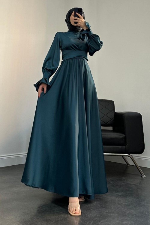 Rosy Abiye Petrol Yeşili