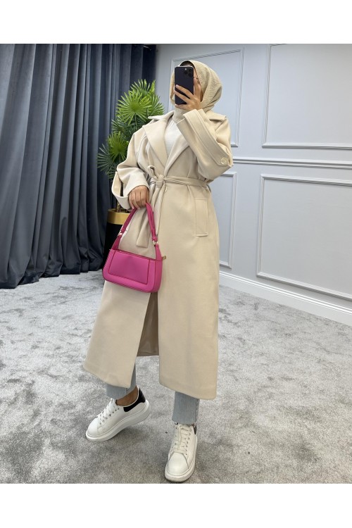 Tolunay Kaşe Kaban Bej