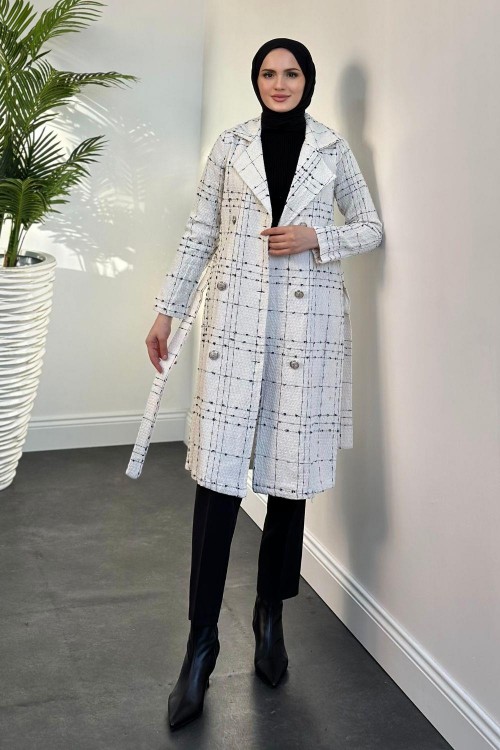 Tüvit Kuşaklı Kaban Beyaz